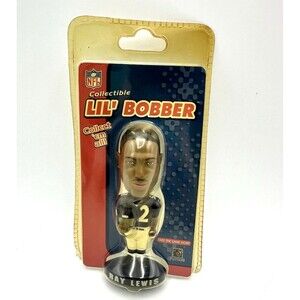 Baltimore Ravens RAY LEWIS LIL' BOBBER Bobble Head In original packaging
